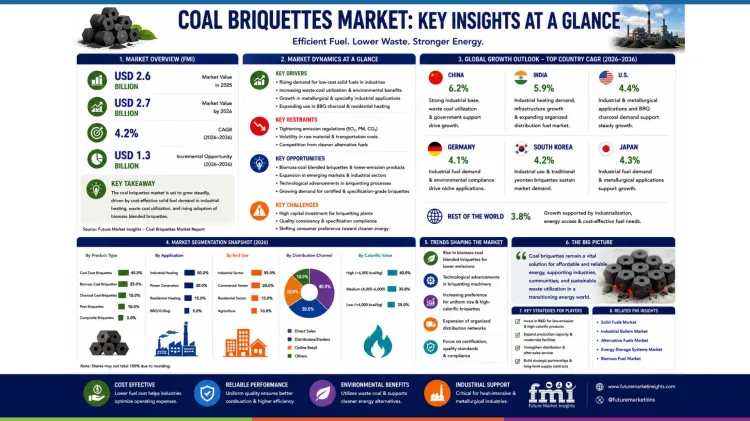 Coal Briquettes Market Key Insights At A Glance