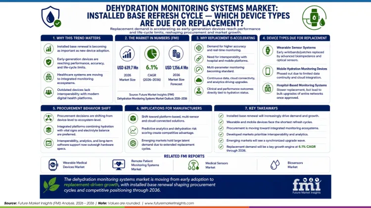 Dehydration Monitoring Systems Market Installed Base Refresh Cycle Which Device Types Are Due For Replacement Dehydration Monitoring Systems Market Installed Base Refresh Cycle Which Device Types Are Due For Replacement