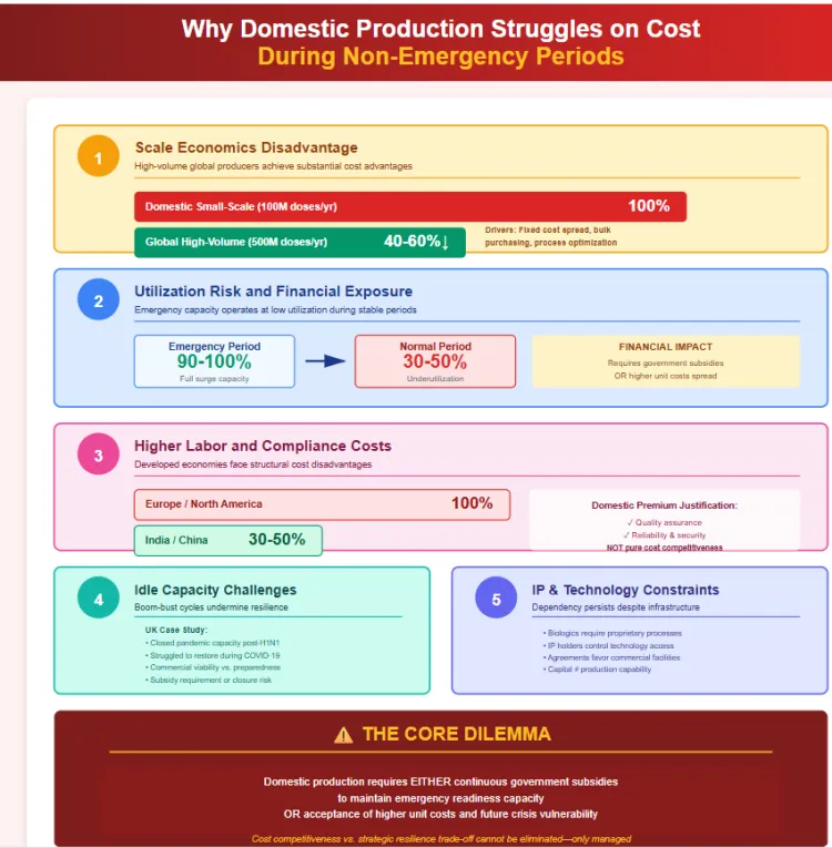 Domestic Production Struggle To Compete On Cost During Non Emergency Periods