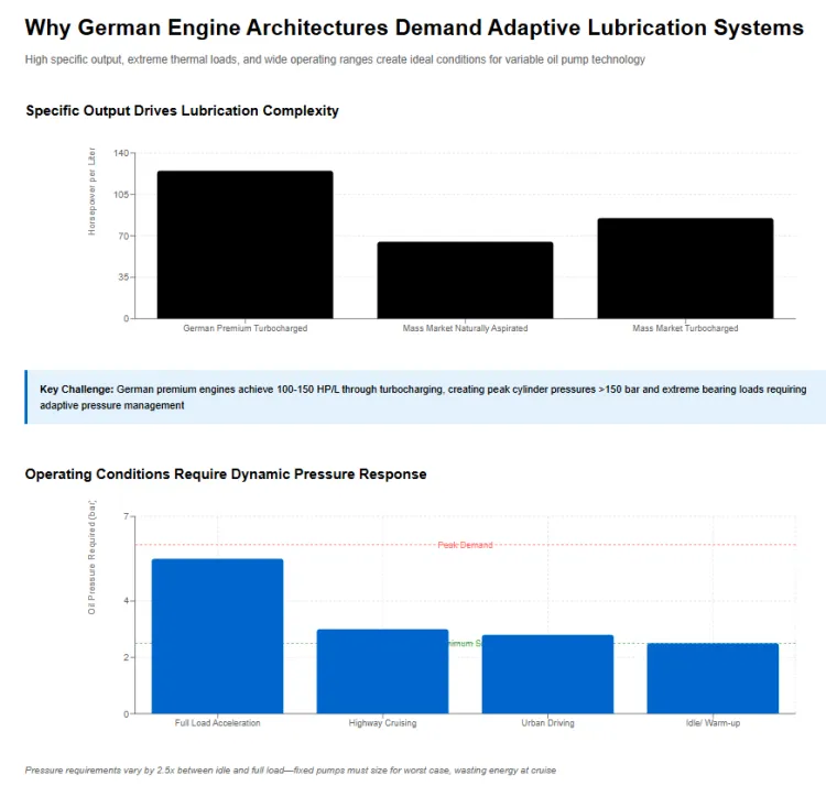 German Engine Architectures Especially Suited To Adaptive Lubrication Systems German Engine Architectures Especially Suited To Adaptive Lubrication Systems