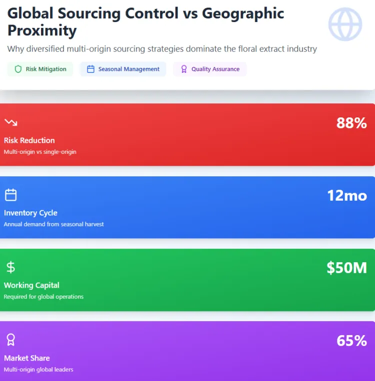 Global Sourcing Control Matter More Than Proximity To Flower Cultivation Global Sourcing Control Matter More Than Proximity To Flower Cultivation