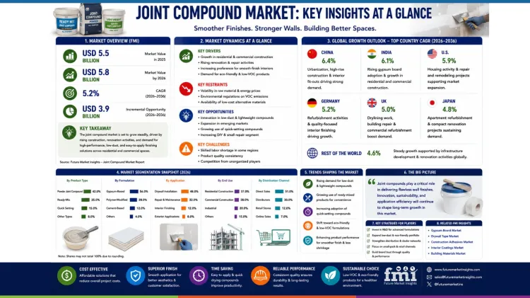 Joint Compound Market Key Insights At A Glance