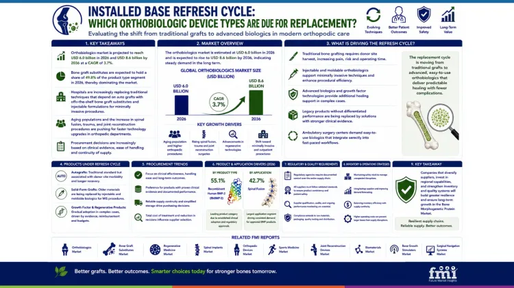 Orthobiologics Market On Installed Base Refresh Cycle Orthobiologics Market On Installed Base Refresh Cycle