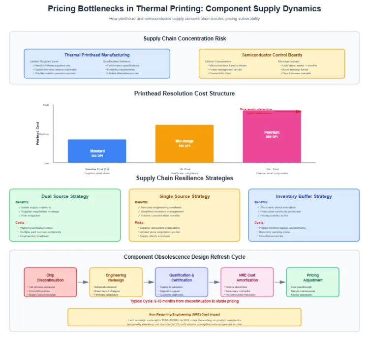 Printheads And Semiconductor Components Act As Pricing Bottlenecks In Thermal Printing