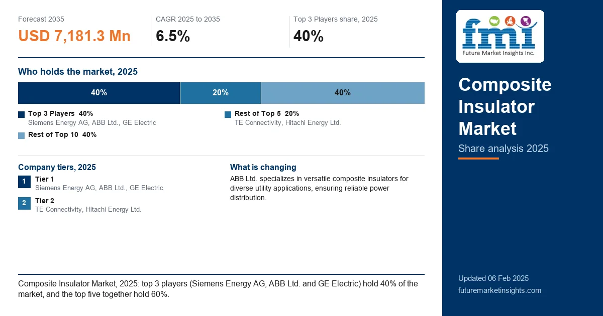 Composite Insulator Market Share Analysis