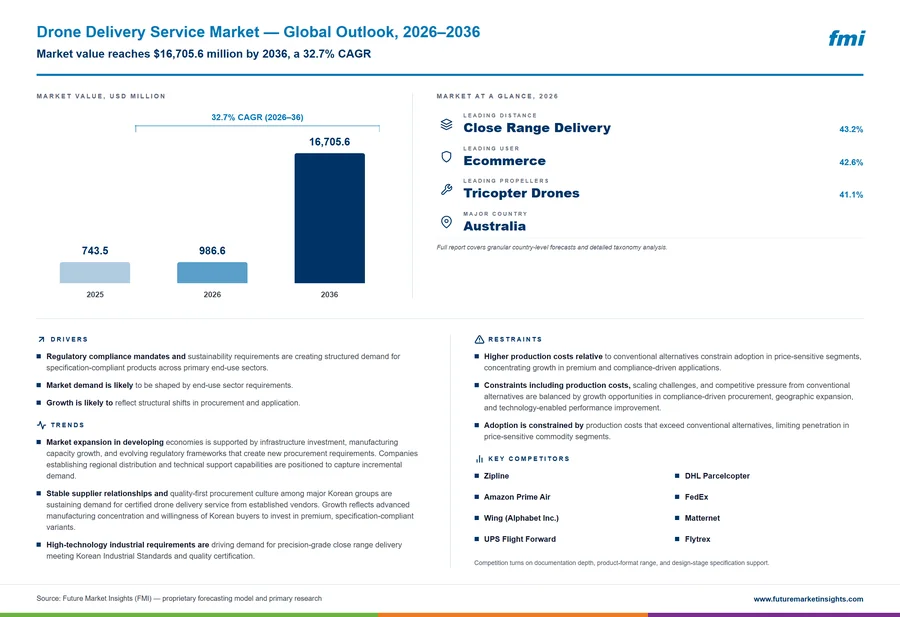 Drone Delivery Service Market