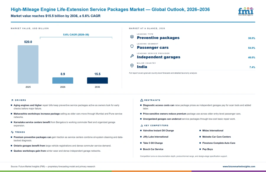 High Mileage Engine Life Extension Service Packages Market