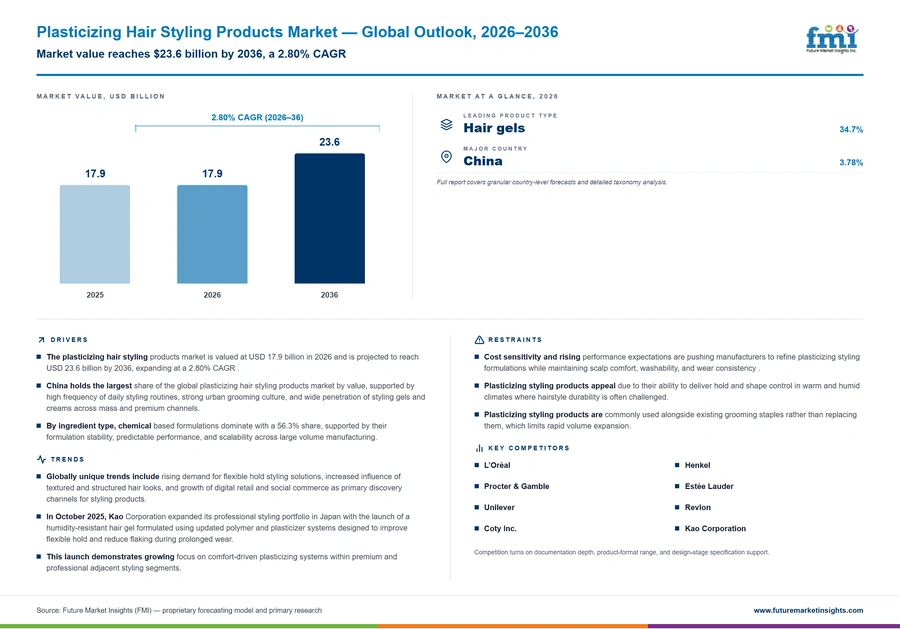 Plasticizing Hair Styling Products Market Plasticizing Hair Styling Products Market