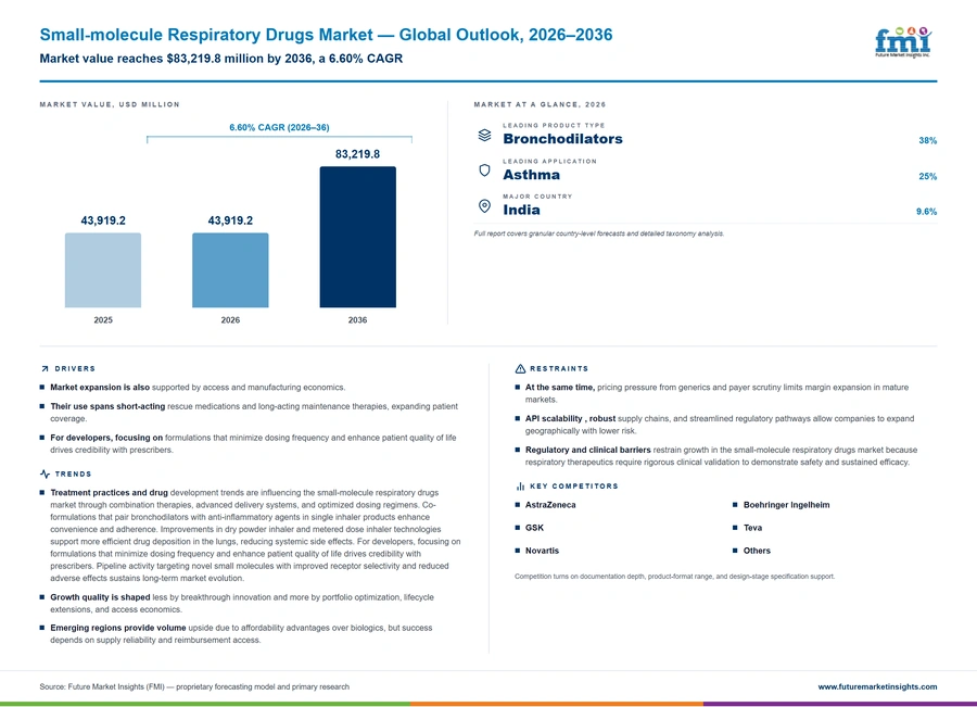 Small Molecule Respiratory Drugs Market Small Molecule Respiratory Drugs Market