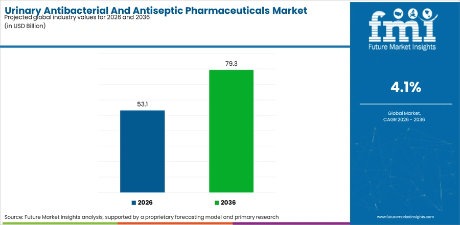 Urinary Antibacterial And Antiseptic Pharmaceuticals Market Industry Value Analysis