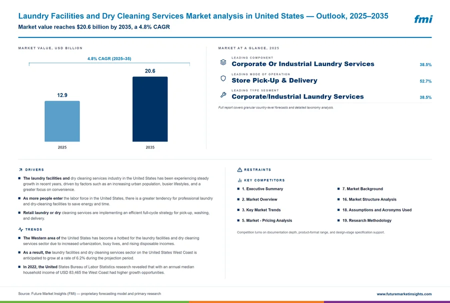 Laundry Facilities and Dry Cleaning Services Market analysis in United States
