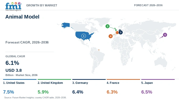 Animal Model Market Growth by Market Animal Model Market Growth by Market