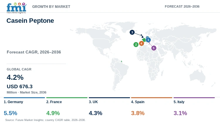 Casein Peptone Market Growth by Market