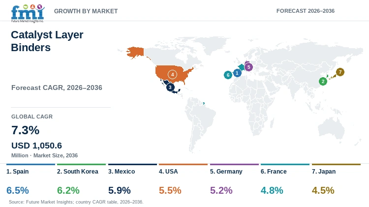 Catalyst Layer Binders Market Growth by Market Catalyst Layer Binders Market Growth by Market