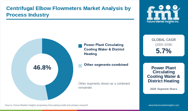 Centrifugal Elbow Flowmeters Market Analysis by Process Industry Centrifugal Elbow Flowmeters Market Analysis by Process Industry