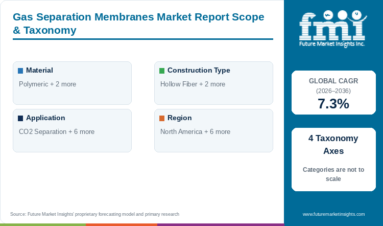 Gas Separation Membranes Market Report Scope & Taxonomy