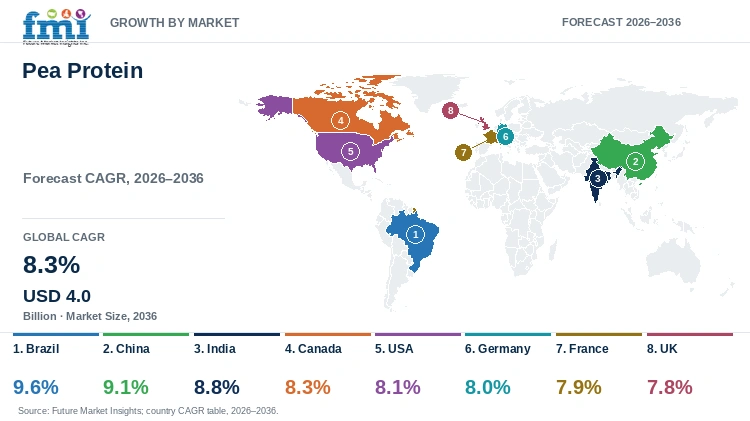 Pea Protein Market Growth by Market