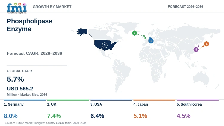 Phospholipase Enzyme Market Growth by Market Phospholipase Enzyme Market Growth by Market