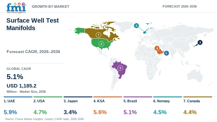 Surface Well Test Manifolds Market Growth by Market Surface Well Test Manifolds Market Growth by Market