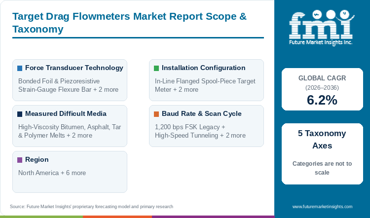 Target Drag Flowmeters Market Report Scope & Taxonomy Target Drag Flowmeters Market Report Scope & Taxonomy