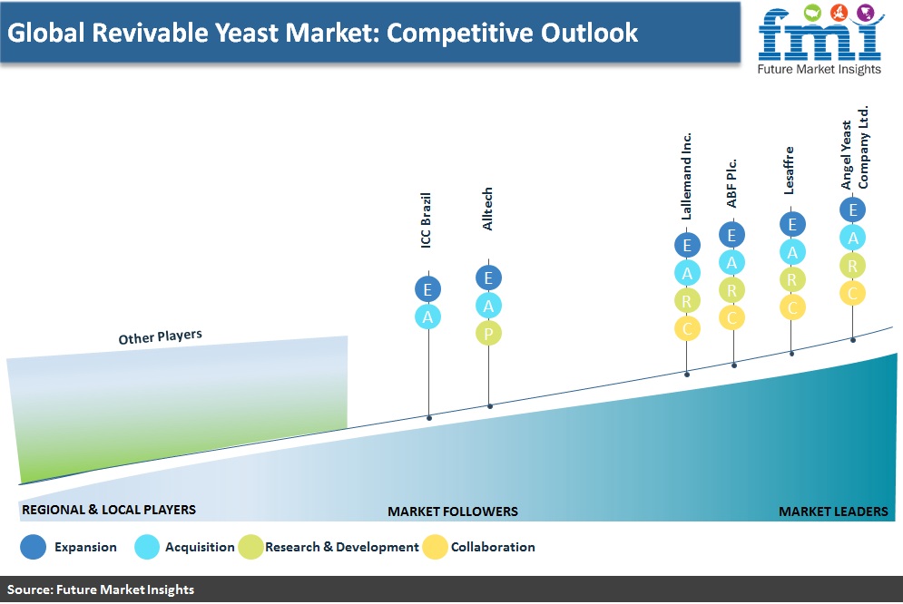 Global Revivable Yeast Market: Competitive Outlook Global Revivable Yeast Market: Competitive Outlook