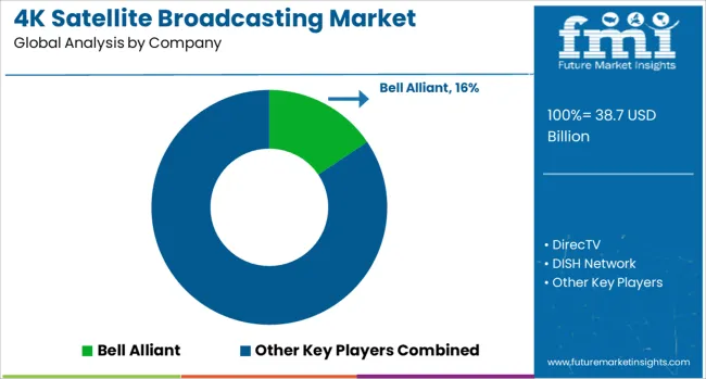 4k Satellite Broadcasting Market Analysis By Company