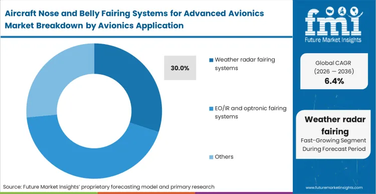 Aircraft Nose And Belly Fairing Systems For Advanced Avionics Market Analysis By Avionics Application