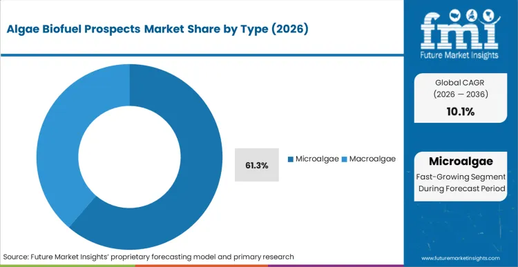 Algae Biofuel Prospects Market Analysis By Type
