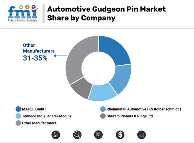 Automotive Gudgeon Pin Market Share By Company