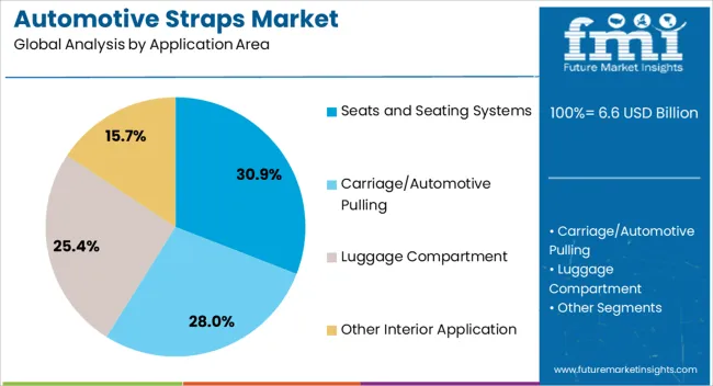 Automotive Straps Market Analysis By Application Area