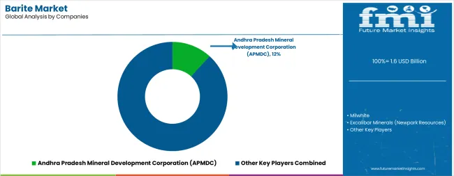 Barite Market Analysis By Company