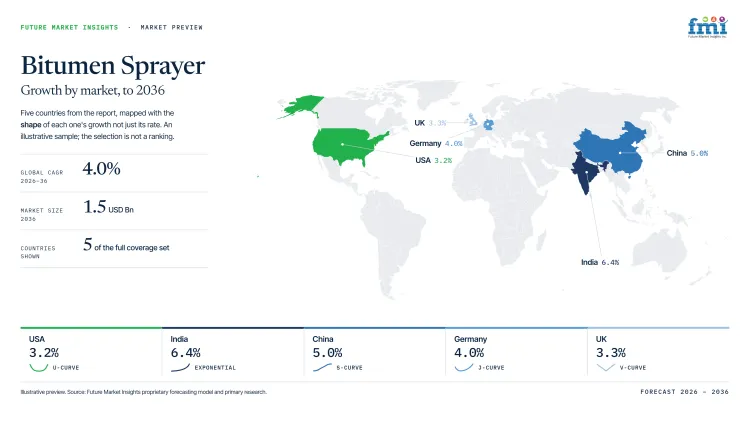 Bitumen Sprayer Market Growth Forecast 2026 2036 Bitumen Sprayer Market Growth Forecast 2026 2036