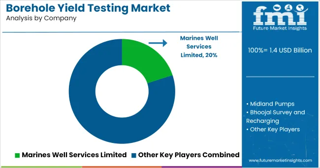 Borehole Yield Testing Market Analysis By Company