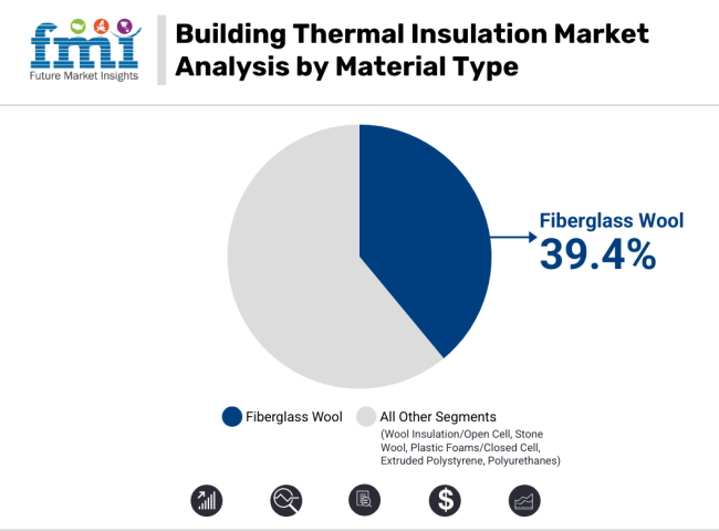 Building Thermal Insulation Market Analysis By Material Type