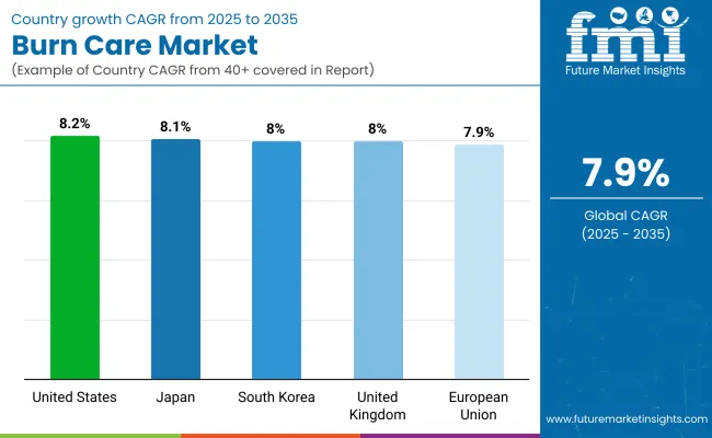 Burn Care Market By Country