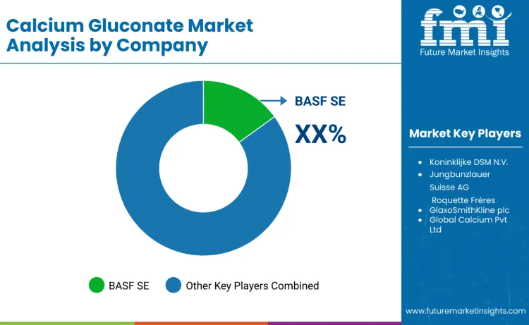 Calcium Gluconate Market By Company
