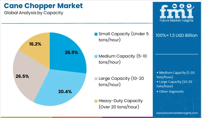 Cane Chopper Market Analysis By Capacity