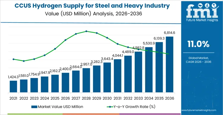Ccus Hydrogen Supply For Steel And Heavy Industry Market Market Value Analysis