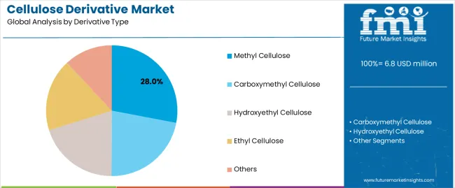 Cellulose Derivative Market Analysis By Derivative Type