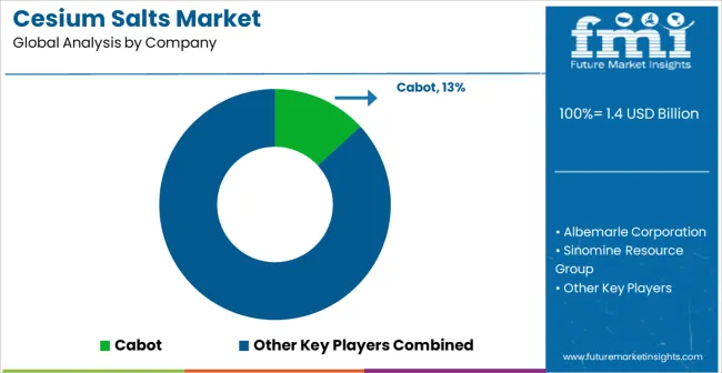 Cesium Salts Market Analysis By Company