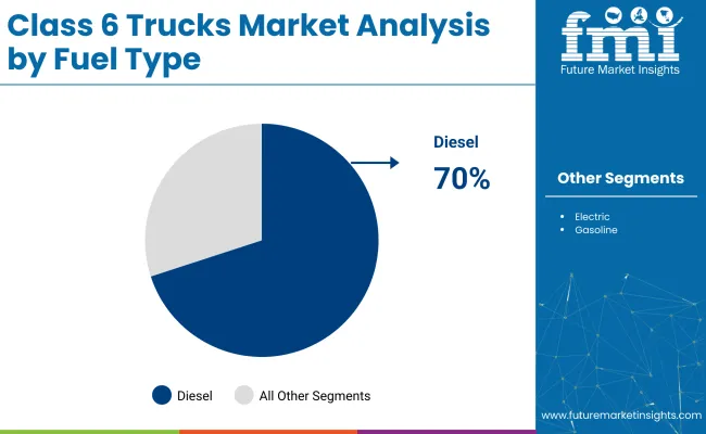 Class 6 Trucks Market Analysis By Fuel Type