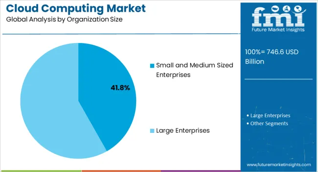 Cloud Computing Market Analysis By Organization Size