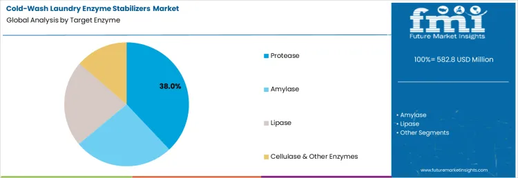 Cold Wash Laundry Enzyme Stabilizers Market Analysis By Target Enzyme