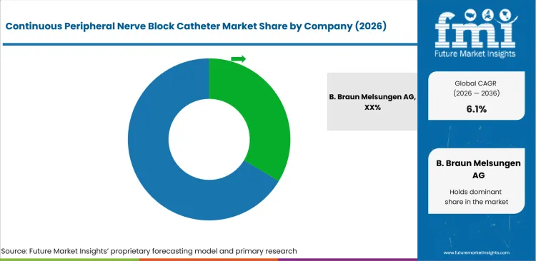 Continuous Peripheral Nerve Block Catheter Market Analysis By Company Continuous Peripheral Nerve Block Catheter Market Analysis By Company