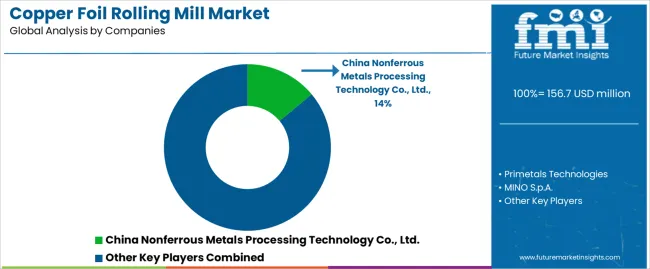 Copper Foil Rolling Mill Market Analysis By Company