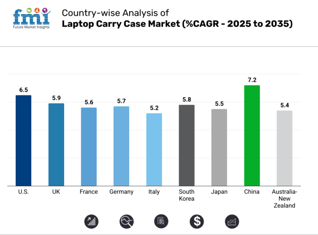 Country Wise Analysis Of Laptop Carry Case Market 2025 2035