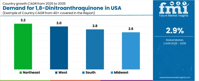 Demand For 1,8 Dinitroanthraquinone In Usa Cagr Analysis By Country Demand For 1,8 Dinitroanthraquinone In Usa Cagr Analysis By Country
