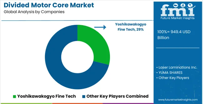 Divided Motor Core Market Analysis By Company