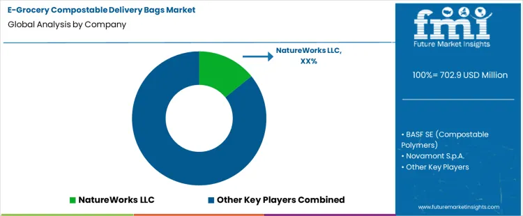 E Grocery Compostable Delivery Bags Market Analysis By Company