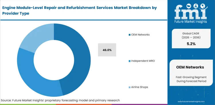 Engine Module Level Repair And Refurbishment Services Market Analysis By Provider Type